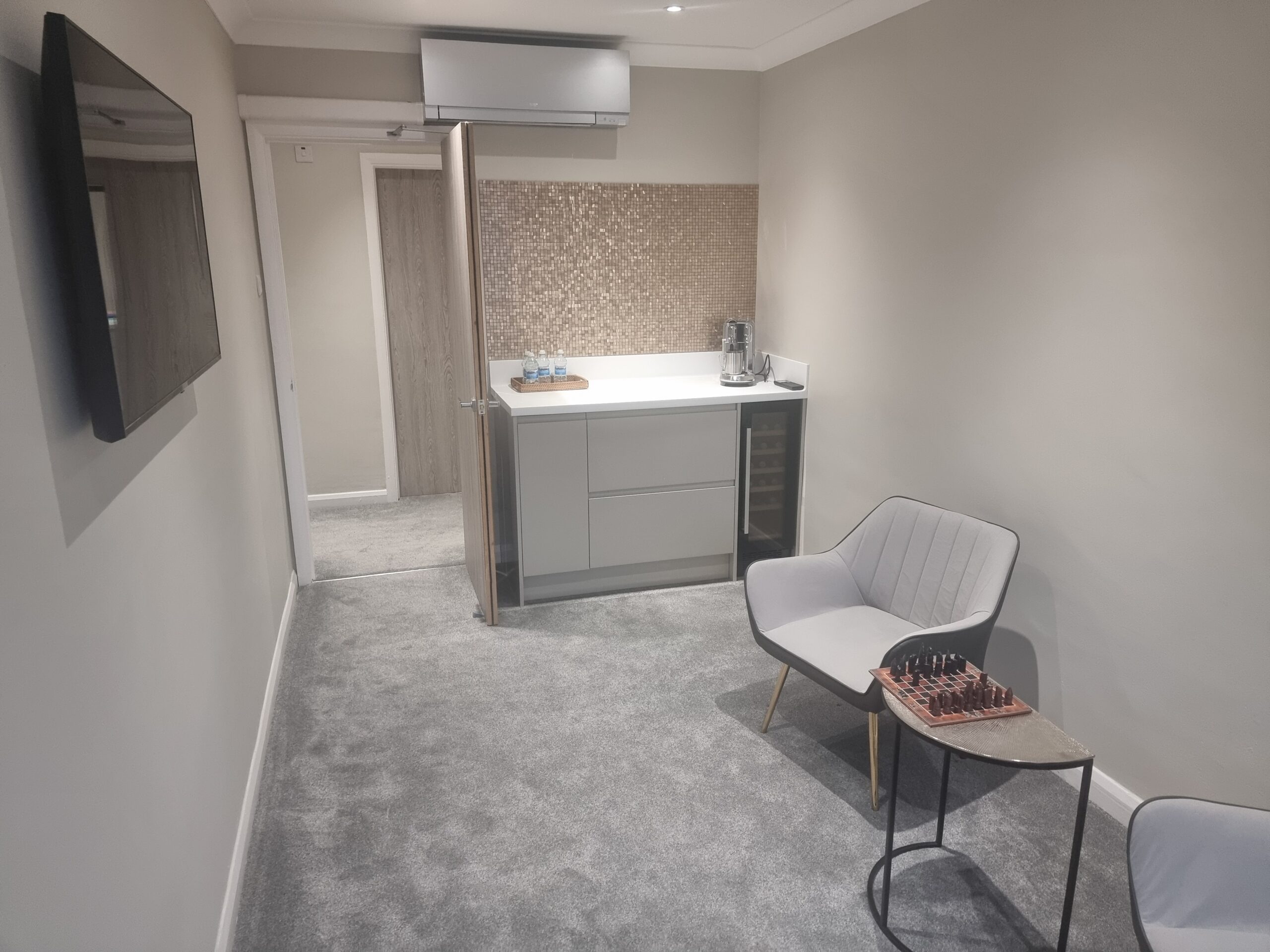 upstairs waiting room